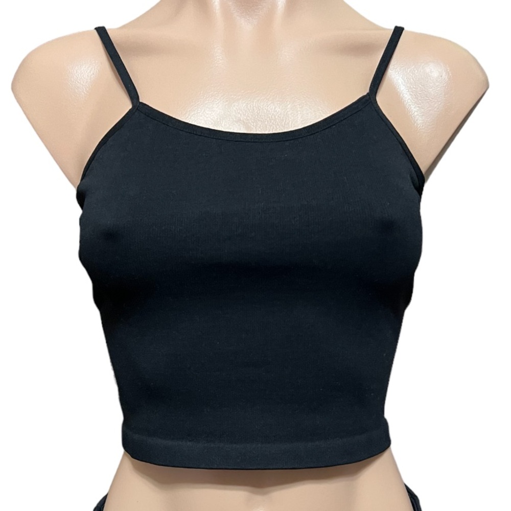Free People Movement Strappy Back Tighten Up Tank Top XS/S Black NWOT